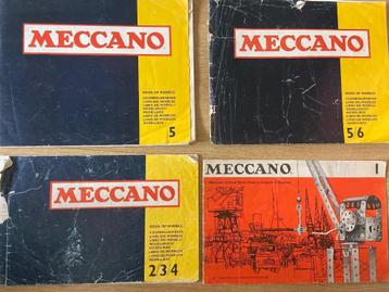 Vintage boekjes mecano beschikbaar voor biedingen