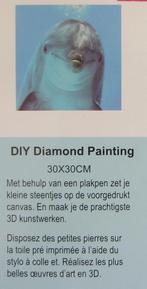 Diamond painting Dolfijn, Hobby & Loisirs créatifs, Enlèvement ou Envoi, Neuf