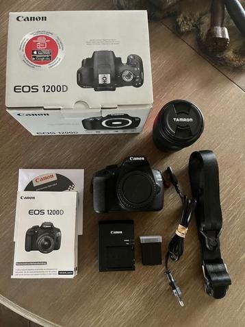 Canon EOS 1200D + TAMRON lens beschikbaar voor biedingen