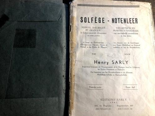 Solfege - Henry Sarly - Manuel Théorique Et Pratique De Lect, Livres, Musique, Utilisé, Général, Enlèvement ou Envoi