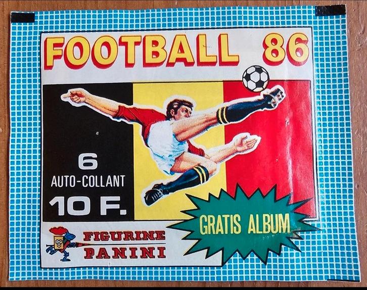 Panini Football 86 gesloten zakje nieuwstaat zeldzaam!, Hobby en Vrije tijd, Stickers en Plaatjes, Nieuw, Meerdere stickers, Ophalen of Verzenden