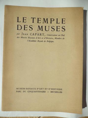 LE TEMPLE DES MUSES PAR JEAN CAPART 1932 originele uitgave beschikbaar voor biedingen