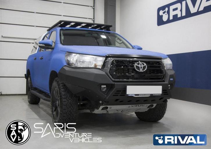 Rival lierbumper Toyota Hilux 2018-2020 incl. mistlampen, Auto-onderdelen, Carrosserie, Bumper, Toyota, Voor, Nieuw, Ophalen of Verzenden