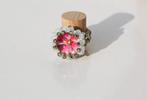 Mooie ring in één maat - Aparte ring - nieuw, Handtassen en Accessoires, Ringen, Ophalen of Verzenden, Nieuw, Roze