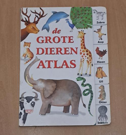 De grote dieren atlas, Boeken, Kinderboeken | Kleuters, Gelezen, Non-fictie, 4 jaar, Jongen of Meisje, Ophalen of Verzenden