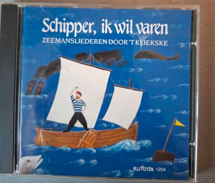 Cd. 'T Kliekske. Schipper, ik wil varen. (Eufoda 1204)., Cd's en Dvd's, Cd's | Verzamelalbums, Ophalen of Verzenden