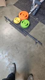 Barbell sets - incl. halterschijven, Enlèvement, Comme neuf, Bras, Plaques d'haltères