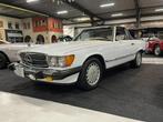 Mercedes 560 SL, Autos, Oldtimers & Ancêtres, Cuir, Automatique, Bleu, Propulsion arrière