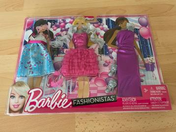 Barbie Fashionistas : 3x Evening Party Dress uit 2011