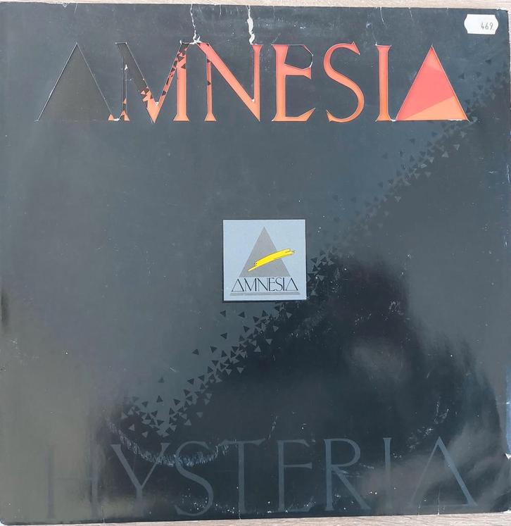 Vinyle 33T Amnesia Hysteria année 1988, Cd's en Dvd's, Vinyl | Hardrock en Metal, Gebruikt, Ophalen of Verzenden