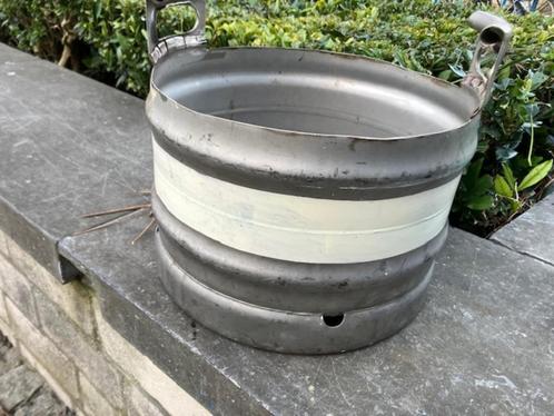 INOX KUIP GEMAAKT VAN BIERVAT, Antiek en Kunst, Antiek | Gereedschap en Instrumenten, Ophalen of Verzenden