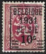 1 Zegel België 1931 Heraldieke leeuw, met opdruk, Postzegels en Munten, Frankeerzegel, Ophalen of Verzenden, Postfris, Postfris