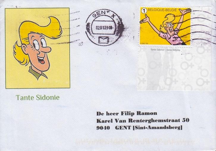 2021 - BELGIË - Straffe stripdames [Y&T 4978] + GENT X, Postzegels en Munten, Postzegels | Europa | België, Gestempeld, Frankeerzegel