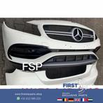 W176 FACELIFT A45 AMG VOORBUMPER + ACHTERBUMPER + ZIJSKIRTS, Gebruikt, Mercedes-Benz, Ophalen of Verzenden, Bumper