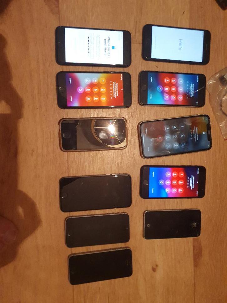 9 iPhone + 2 iPod ---- iPhone 6, 7, 8, SE, 11, Télécoms, Téléphonie mobile | Apple iPhone, Utilisé, Sans abonnement, iPhone SE (2020)
