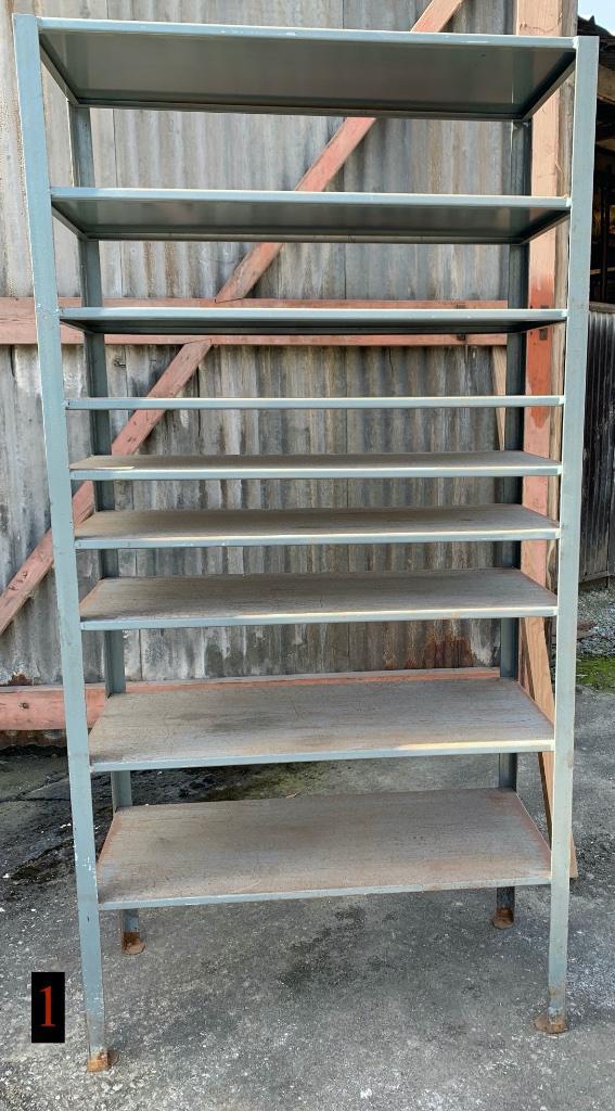 Rekken/vintage rekken Industriële vintage rekken, Zakelijke goederen, Kantoor en Winkelinrichting | Magazijn, Stelling en Opslag