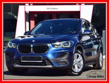 BMW X1 PHEV LEDER - NAVI - FULL LED - CAMERA - HUD, Auto's, BMW, Gebruikt, Blauw, 1820 kg, Leder