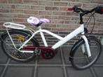 Meisjesfiets Topbike wit - maat 20 inch, Ophalen, Gebruikt, 20 inch, Handrem