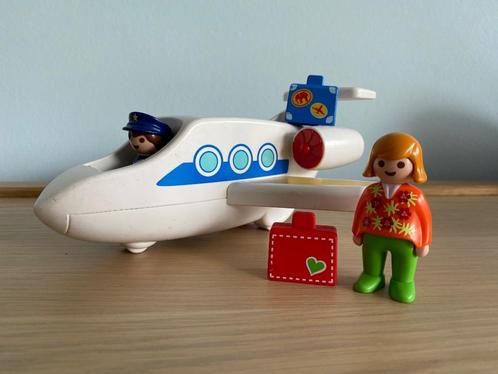 Playmobil 1.2.3. vliegtuig (6780), Kinderen en Baby's, Speelgoed | Playmobil, Zo goed als nieuw, Complete set, Ophalen of Verzenden