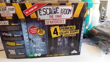 Escape room  The game- 4 spellen met decoder; ongeopend! beschikbaar voor biedingen