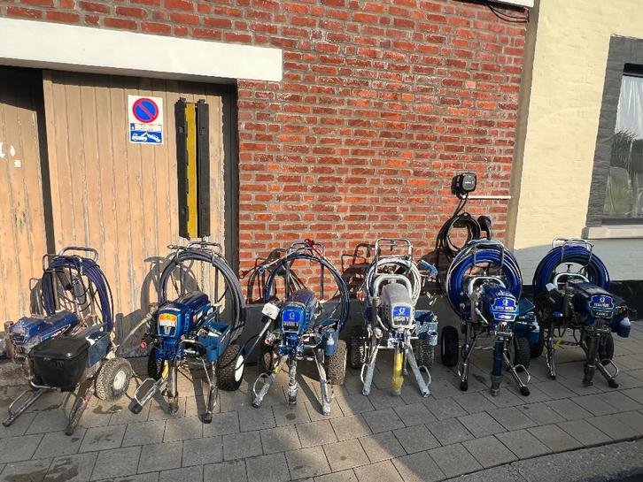 TE HUUR GRACO TOESTELLEN VERF, Doe-het-zelf en Bouw, Schildersmaterialen, Ophalen of Verzenden