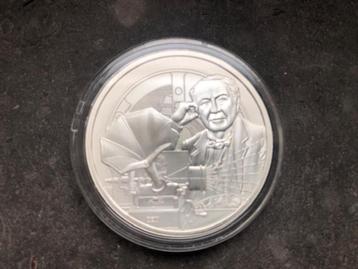 2023 Niue - Thomas Edison - Icons of Inspiration 1 oz silver disponible aux enchères