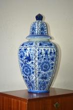 5 vazen Delfts blauw handgeschilderd, Antiek en Kunst, Ophalen