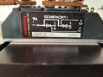 2 x semikron dubbele thyristor + koelrib SKKT41/12D 40A, Enlèvement ou Envoi, Utilisé