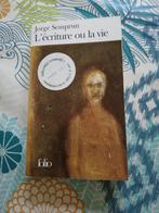 Jorge Semprun. L'écriture ou la vie., Enlèvement ou Envoi