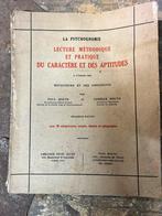 La Psychognomie - Lecture méthodique (1931), Ophalen of Verzenden