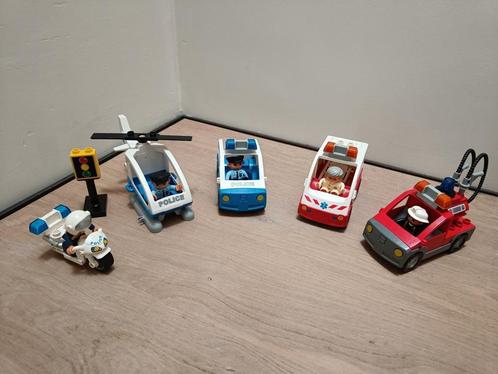 lego DUPLO noodvoertuigen politie, brandweer, ziekenwagen, Enfants & Bébés, Jouets | Duplo & Lego, Utilisé, Duplo, Briques en vrac