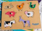 Puzzle bois animaux de la ferme pour les tout petits, Kinderen en Baby's, Speelgoed | Houten speelgoed, Ophalen, Zo goed als nieuw