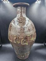 Vintage keramische vaas uit klooster Zonnelied Oostende, Antiek en Kunst, Ophalen of Verzenden