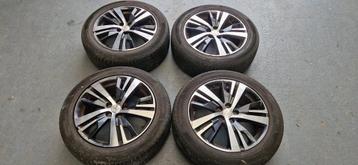 4 Jantes aluminium alu PEUGEOT 3008 5008 2018 225 55 R18 18P beschikbaar voor biedingen