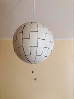 Kroonluchter wit-gouden bol, modern en sfeervol, Huis en Inrichting, Lampen | Hanglampen, Ophalen, Zo goed als nieuw, Kunststof