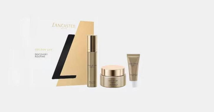Gezichtsverzorgingsset Lancaster Golden Lift, Sport en Fitness, Gezondheidsproducten en Wellness, Nieuw, Lichaamsverzorging, Ophalen of Verzenden