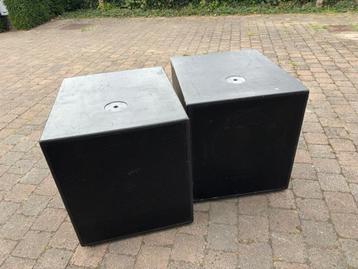 Paar Fane 18" subwoofers EN11801 met Sovereign 18-800p beschikbaar voor biedingen