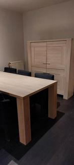 Eetkamer : tafel met stoelen, dressoir, barkast en tvkast, Huis en Inrichting, Complete inboedels, Ophalen