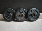 3 x 1kg Halterschijven van Domyos (28mm)., Ophalen, Gebruikt, Benen, Halterschijven