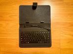 Tablet 8” hoesje usb-c met azerty toetsenbord, 8 inch, Nieuw, Bescherming voor- en achterkant, Ophalen of Verzenden