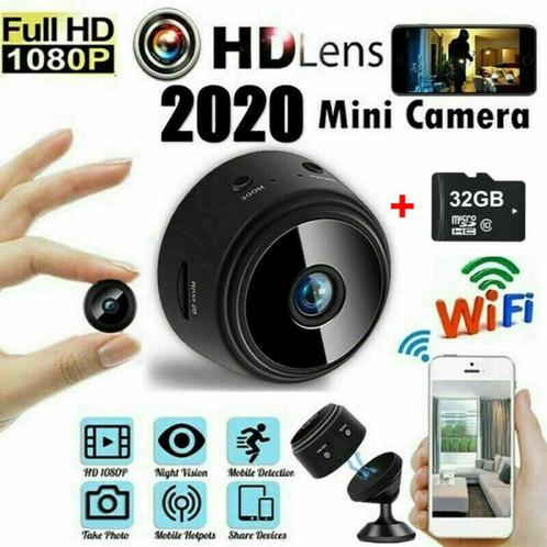 Mini camera met 32 Gig Sd kaart, TV, Hi-fi & Vidéo, Caméras de surveillance, Neuf, Enlèvement ou Envoi