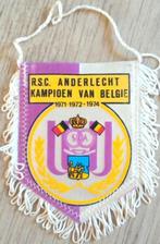 RSC Anderlecht 3x kampioen 1970s unieke vintage vaandel, Ophalen of Verzenden, Spel