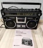 Vintage SANYO Deluxe radio Cassette Recorder M 4500 LU, Audio, Tv en Foto, Radio's, Ophalen of Verzenden, Gebruikt, Radio