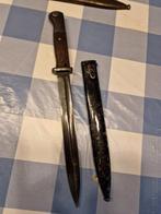 Ww2 bajonet met schede voor K98 geweer, Verzamelen, Ophalen of Verzenden