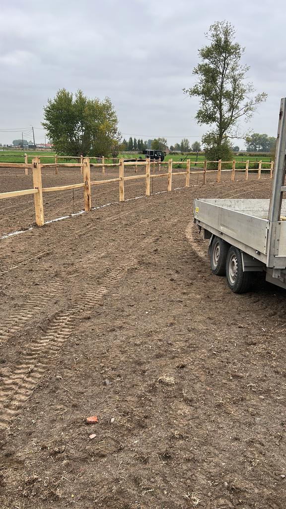 Plaatsen Omheining met machiene, Dieren en Toebehoren, Paarden, Meerdere dieren, Niet van toepassing