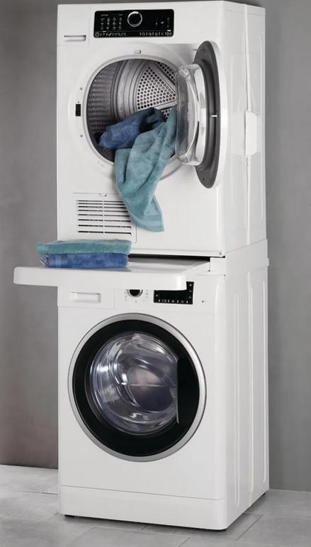 WPRO intermédiaire /plan de travail pour laveuse et sécheuse, Electroménager, Lave-linges séchants, Comme neuf, 4 à 6 kg, Enlèvement ou Envoi