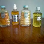 Mooie, oude gevulde parfum- en shampooflesjes., Ophalen, Zo goed als nieuw