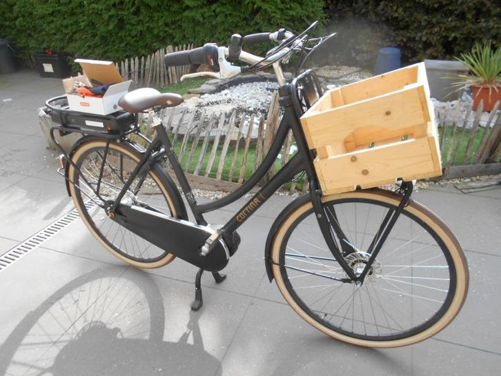 Te koop elektrische damesfiets CORTINA U4 middenmoter BAFANG, Fietsen en Brommers, Elektrische fietsen, Zo goed als nieuw, Cortina