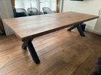 Eettafel mangohout 260x110 cm, Huis en Inrichting, 200 cm of meer, 100 tot 150 cm, Rechthoekig, Zo goed als nieuw