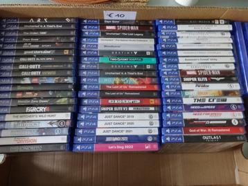 50 tal diverse PS4 spelletjes allemaal in nieuwe staat beschikbaar voor biedingen